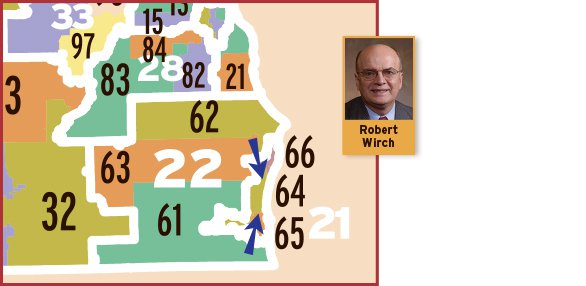 City folk packed into one district